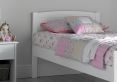 Portland White Solo Bed Frame Only