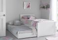 Portland White Bed With Liv & Lou Guest Underbed Frame Only