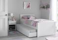 Portland White Bed With Liv & Lou Guest Underbed Frame Only