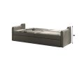 Portofino Storage Spectre Grey Sofa Bed