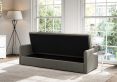 Portofino Storage Spectre Grey Sofa Bed