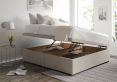 Ottoman Super King Size Trebla Flax Base Only