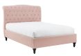 Lilly Upholstered Pink Super King Size Bed Frame Only