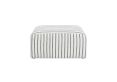 Hunstanton Chalk Striped Upholstered Pouffe Stool