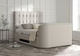 Dorchester Upholstered Arran Natural Ottoman TV Bed - Double Bed Frame Only