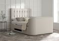 Dorchester Upholstered Arran Natural Ottoman TV Bed - King Size Bed Frame Only