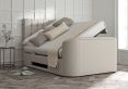 Dorchester Upholstered Arran Natural Ottoman TV Bed - Double Bed Frame Only