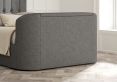 Dorchester Upholstered Arran Pebble Ottoman TV Bed - King Size Bed Frame Only