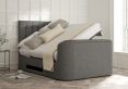 Dorchester Upholstered Arran Pebble Ottoman TV Bed -Super King Size Bed Frame Only