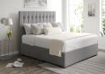 Rylee Classic 4Drw Continental King Size Arran Pebble Headboard & Base