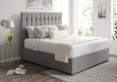 Rylee Classic 4 Drw Continental Arran Pebble Headboard and Base Only