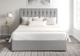 Rylee Classic 4Drw Continental King Size Arran Pebble Headboard & Base