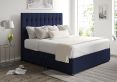 Rylee Classic 4 Drw Continental Gatsby Indigo Headboard and Base Only
