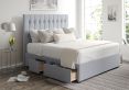 Rylee Classic 4Drw Continental Double Gouache Eau De Nil Headboard & Base