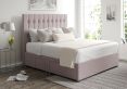 Rylee Classic 4Drw Continental Double Gouache Raspberry Headboard & Base