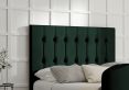 Dorchester Upholstered Hugo Bottle Green Ottoman TV Bed - King Size Bed Frame Only