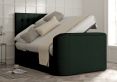 Dorchester Upholstered Hugo Bottle Green Ottoman TV Bed -Super King Size Bed Frame Only