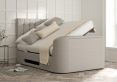 Dorchester Upholstered Linea Fog Ottoman TV Bed - King Size Bed Frame Only