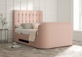 Dorchester Upholstered Linea Powder Ottoman TV Bed - Bed Frame Only