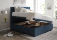 Rylee Ottoman Single Arran Cyan Headboard & Base