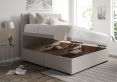 Rylee Ottoman Single Arran Natural Headboard & Base