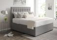 Rylee Ottoman Super King Size Arran Pebble Headboard & Base