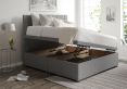 Rylee Ottoman Arran Pebble Headboard and Base Only