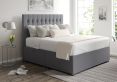 Rylee Ottoman Gatsby Platinum Headboard and Base Only
