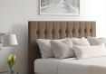 Rylee Ottoman Gatsby Taupe Headboard and Base Only