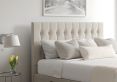 Rylee Classic 4 Drw Continental Trebla Flax Headboard and Base Only