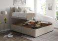 Rylee Ottoman Single Trebla Flax Headboard & Base