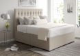 Rylee Ottoman Single Trebla Stone Headboard & Base