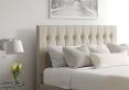 Rylee Ottoman Single Trebla Stone Headboard & Base