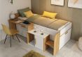 Sacha White Mid Sleeper Bed Frame
