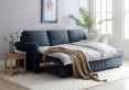 Salus Navy Ottoman Sofa Bed