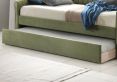 Sanderson Olive Green Upholstered Day Bed Including Underbed