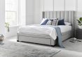 Savannah Grey Mist Upholstered Double Drawer Bed Frame Only