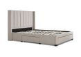 Savannah Natural Oat Upholstered Double Drawer Bed Frame Only