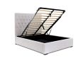 Savoy Stone Upholstered Ottoman Storage King Size Bed Frame Only