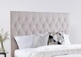 Savoy Stone Upholstered Ottoman Storage Double Bed Frame Only