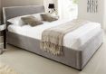 Serenity Upholstered Ottoman Storage Bed - Steel Grey