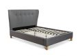 Sienna Fossil Grey Upholstered Double Bed Frame