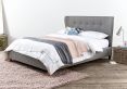 Sienna Fossil Grey Upholstered Double Bed Frame