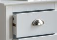 Classic White 3 Drawer Bedside