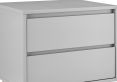 Sofia 2 Drawer Bedside Harbour Mist With Stainless Steel Feet