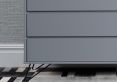 Sofia 4 Drawer Chest Harbour Mist With Black Feet
