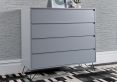 Sofia 4 Drawer Chest Harbour Mist With Black Feet