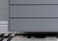 Sofia 4 Drawer Chest Harbour Mist With Stainless Steel Feet