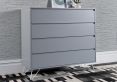 Sofia 4 Drawer Chest Harbour Mist With White Feet
