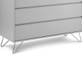 Sofia 4 Drawer Chest Harbour Mist With Brass Steel Feet